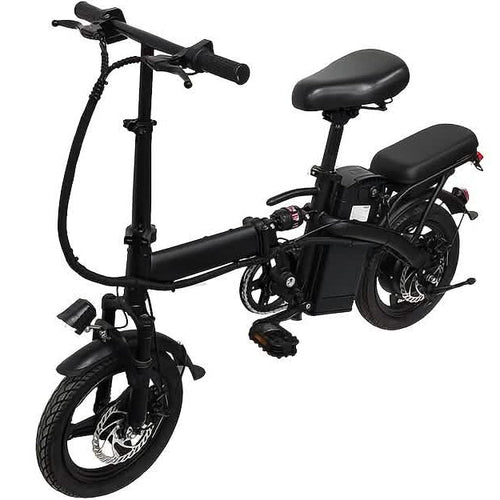 14" Folding Electric Bike — 48V Portable City Commuter E-Bike
